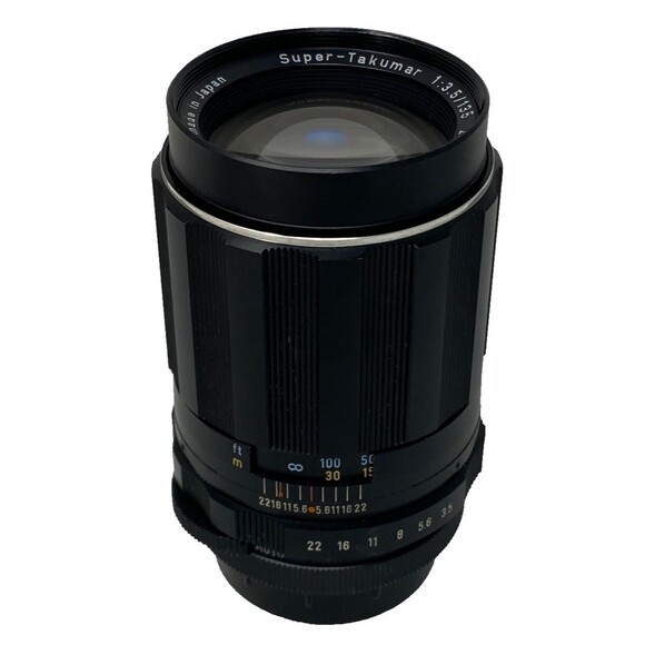 Asahi Pentax Super Takumar 135mm f3.5 Prime Lens M42 Mount w/Caps, Hood - Picture 1 of 5